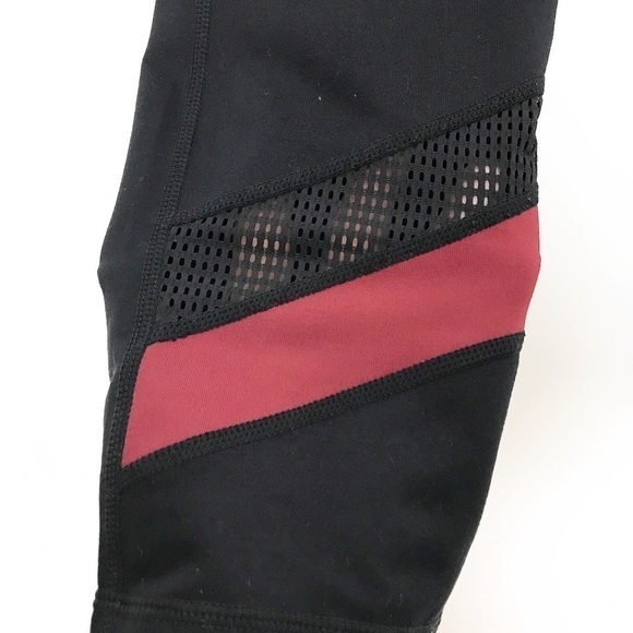 Z by Zella Colorblock Crop Leggings mesh leg S - Picture 5 of 8
